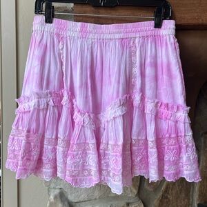 LoveShackFancy Ruffle Mini Skirt